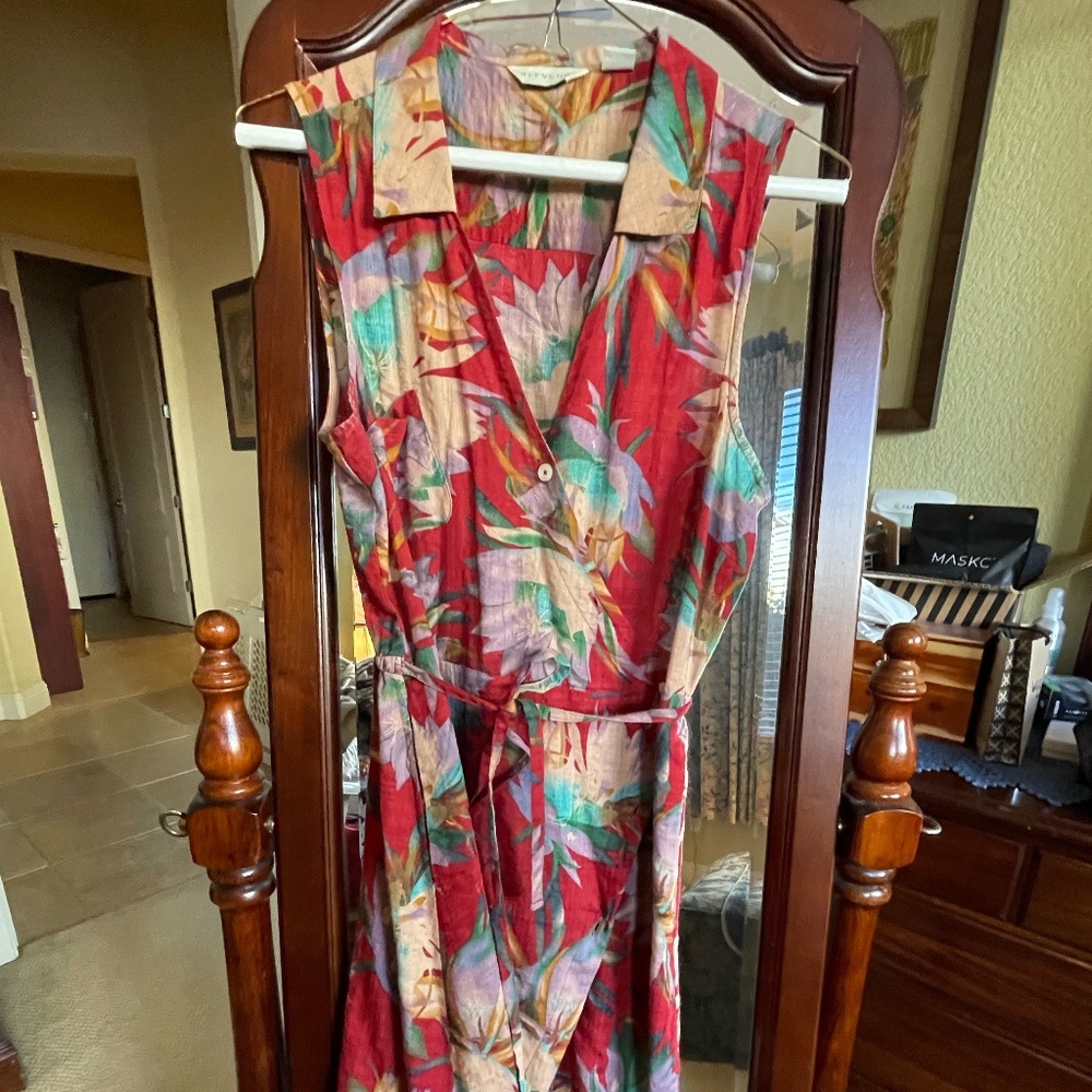 Anthropologie 11.1 TYLHO wrap shirt dress, small